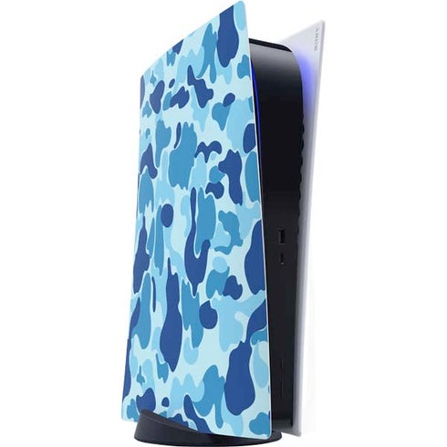 Light Blue Street Camo PlayStation PS5 Skins